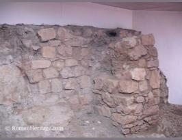 Spain Extremadura Badajoz Balneario de Alange Baths Termas wall muro -2-.JPG