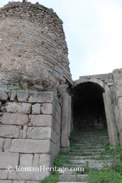 Walls and towers Byzantine Murallas y torres bizantinas