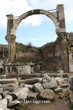Turkey Ephesus Nymphaeum of Pollio