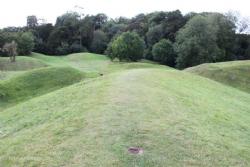 Cirencester amphitheater ruined site