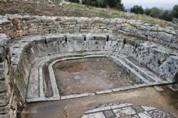 Tunisia Dougga Thougga Latrines at Baths of the Cyclops