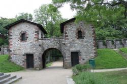 Reconstructed roman fort and vicus