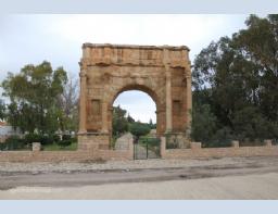 Tunisia Sbeïtla Arch of the Tetrachy or Arch of Diocletian  Sufetula  (8)