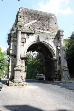Italy Rome Arch of Drusus Italia