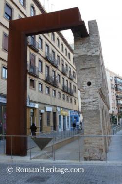 Aquaeductus Spain Sevilla modern reconstructed reconstruido