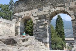 Aquaeductus Italy Susa  (section)